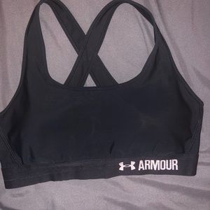 Black Under Armor Sports Bra